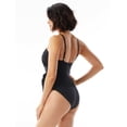 thumbnail image 3 of Coco Reef BLACK Contours Belted High-Neck One-Piece Swimsuit, US 14/38C, 3 of 3