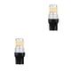 thumbnail image 1 of Kenally Paquete de 2 bombillas de freno, componente del vehículo, lámpara de señal de instalación práctica, luz de giro decorativa exquisita Luz amarilla 2piezas Kenally CBP448877, 1 of 6