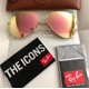 thumbnail image 2 of RB-Hip Hop-sunglasses (FREE SHIPPING) Aviator Copper Pink Mirror RB3025 New, 2 of 5