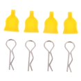 thumbnail image 2 of 1 De Clips RC Body Clips Shell Buckle Repuestos 1: Amarillo Hugo Hebilla de carcasa de coche RC, 2 of 6