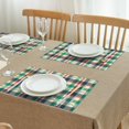 thumbnail image 3 of Multi Color Checkerboard Checkered Pattern Summer Placemats Table Placemats Set Of 4-Linen Kitchen Washable Placemats Table Mats 11.8"x17.7" Non-Slip Heat Resistant, 3 of 6