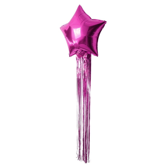 de Oropel Metálico Borla Estrella Globo Boda Día de San Valentín Foto Prop Macarena Foil Tassel Star Foil Balloon