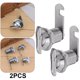 thumbnail image 1 of Cerradura Armario Sin Llave Accesorios Hardware Cajón Hierro Cromado Brillante 2 Uds. (25mm), 1 of 6
