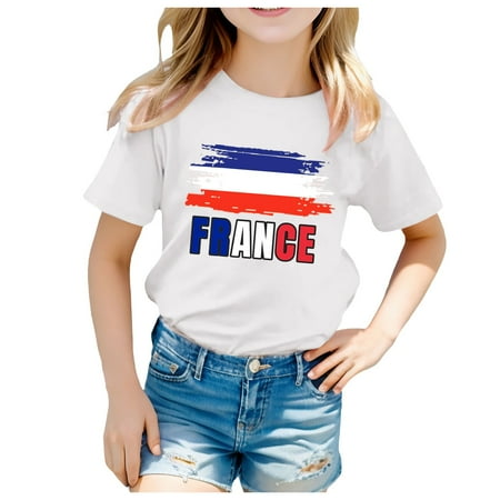 

ZMHEGW Toddler Boys Girls Prints Short Sleeve Prints T Shirt Tops Clothes Toddler Boys Girls T Shirts