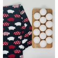 thumbnail image 2 of Drew Derose Designs wooden egg holder with pig towel set, 2 of 5