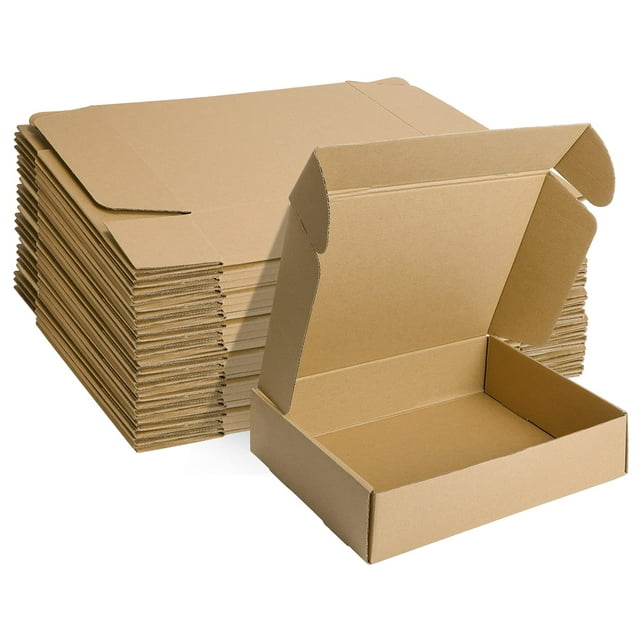 Mebrudy Cajas De Envío De 12 X 9 X 3 Pulgadas, Paquete De 20 Cajas Pequeñas De Cartón Corrugado Para Envío Por Correo, Embalaje De Literatura