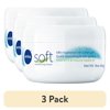 (3 pack) NIVEA Soft Refreshingly Soft Moisturizing Cream for Face, Body and Hands, Jojoba Oil, 16 oz