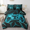 thumbnail image 1 of Erosebridal Neon Gamepad Bedding Sets Full Size, Geometric Comforter Sets with Sheets, Video Game Decor, Reversible 7 Pieces, 1 of 5