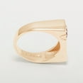 thumbnail image 5 of LBG British Made 9k Rose Gold Natural Ruby Mens Band Ring - 25 size options - Size 10.5, 5 of 6