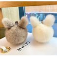 thumbnail image 3 of Plush Pendant High-looking Mini Version of Bunny Bag Pendant Non-shedding Ins Cute Rabbit Car Keychain Car Pendant Keyring, 3 of 4