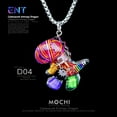 thumbnail image 2 of NWJ Cyberpunk Little Dinosaur Necklace - Trendy Keychain, Original INS Niche Accessory, Eco-Friendly Creative Gift, 2 of 6