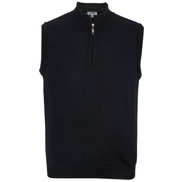 Edwards Garment EDWARDS QUARTERZIP ACRYLIC SWEATER VEST