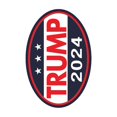 thumbnail image 2 of 5 Uds Auto Carrocería Parachoques Ventana Tronco Calcomanías PVC TRUMP 2024 Pegatinas Creativa, 2 of 5