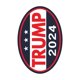 thumbnail image 2 of 5 Uds Auto Carrocería Parachoques Ventana Tronco Calcomanías PVC TRUMP 2024 Pegatinas Creativa, 2 of 5