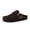 Chocolate, variant on Cushionaire Rusty Genuine Leather Clogs for Women, Comfortable Slip On Womens Shoes with Adjustable Buckle and Soft Memory Foam
