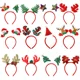 thumbnail image 4 of Diadema navideña de Papá Noel, alce, árbol de Navidad, estrella, tocados, decoraciones para el hogar, niñas, mujeres, regalos de Feliz Navidad y Año Nuevo 2025, 4 of 5
