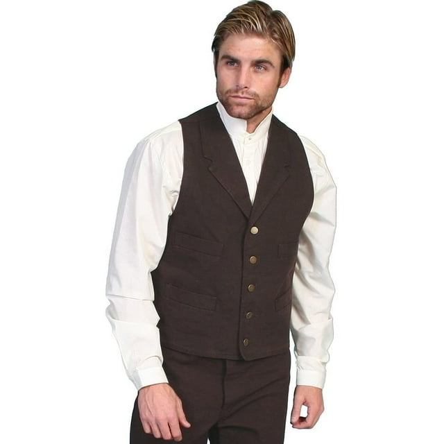 Scully Rangewear Gilet en Toile pour Hommes Rangewear Frontier - Rw041nat