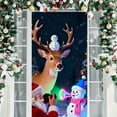 thumbnail image 5 of Christmas Door Cover Tapestry - 71*35in Festive Hanging Decor for Parties & Homes, Durable Material, Easy to Hang, Enhances Holiday Door Decor & Party Atmosphere, C, 5 of 9