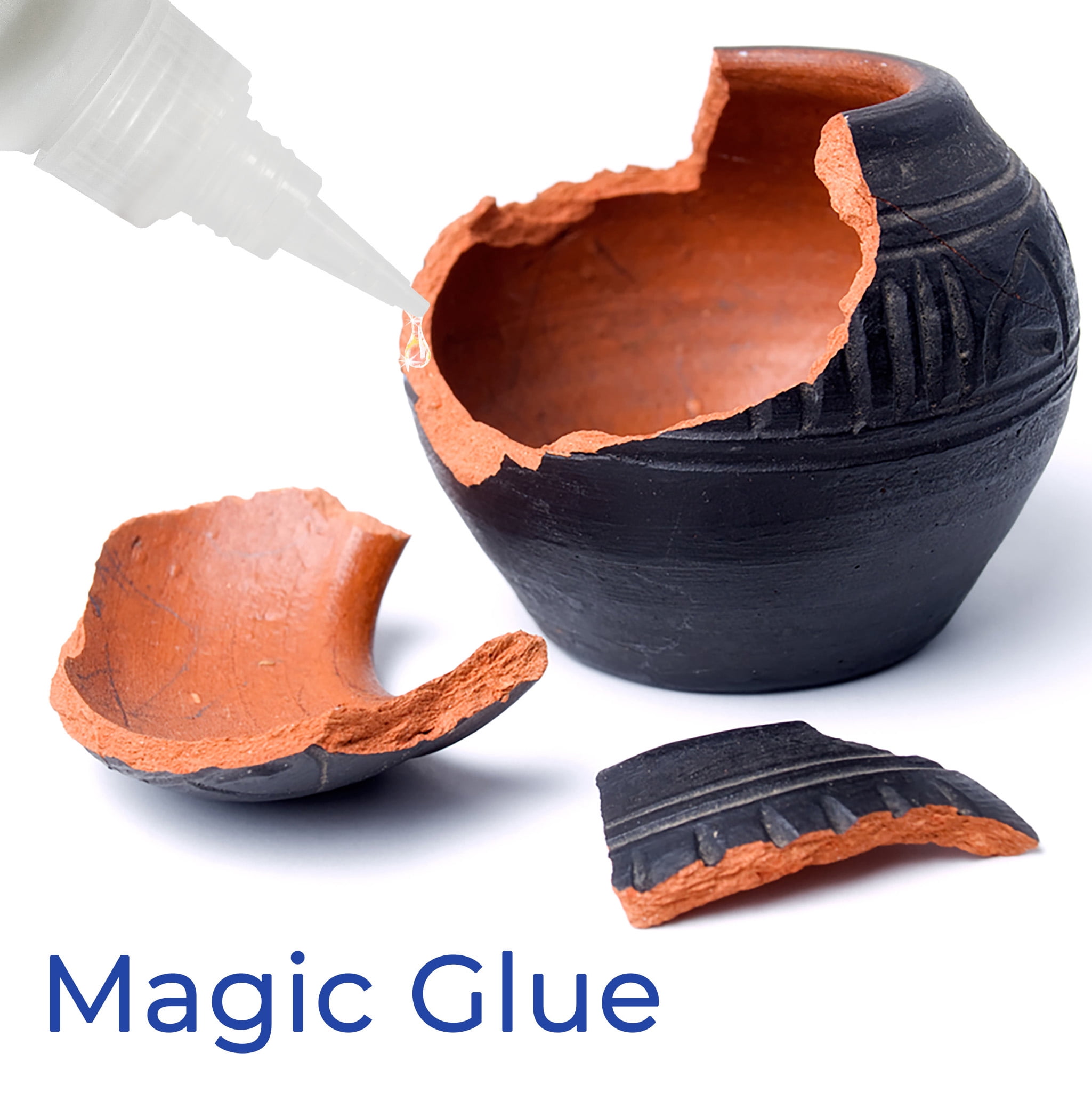 Magic Chems CA Glue with Activator (48 x 3.5 oz + 24 x 16.9 fl oz), Cyanoacrylate Glue and Activator, Super Glue with Accelerator, CAGlue and Accelerator, Medium (24 Pack)