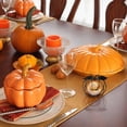 thumbnail image 3 of Portavelas votivo de cristal de calabaza BRILLAR juego de 2 negro mate, 3 of 5