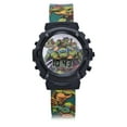 thumbnail image 2 of Nickelodeon Teenage Mutant Ninja Turtles Child Unisex LCD Watch Light-up Dial Silicone Strap (TMR4103WM), 2 of 5