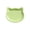 Green, variant on Virelaxpo Molded Cat Face Shaped Pet Food Dish 6.1 x 4.7 Inch Wide Shallow Rim Non Skid Base for Kibble Wet Food