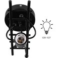 thumbnail image 3 of Creative Humanoid Wall Light Lámpara de pared moderna para interiores Art Deco Lámpara de pared Max 60W E27 para dormitorio, habitación de niños, pasillo, restaurante, escalera, cocina, negro Zhivalor WLJ-3969, 3 of 5