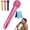 Pink, variant on Alloy Microphone-Shaped Creative Showerhead, High Pressure & Detachable Design for Bathroom, Spa, Home & Music Lovers,pink