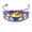 Purple Style 1, variant on Pride Rainbow LGBT Leather Bracelets for Gay Lesbian Stackable Rainbow Adjustable Bracelets Jewelry Red Style 2
