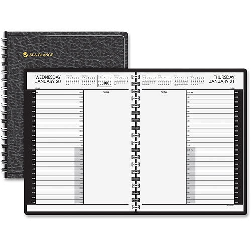 82  At A Glance 2017 24 Hour Daily Appointment Book from Famous authors