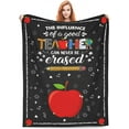 thumbnail image 5 of Teacher Gifts Blanket Retirement Throw Blankets Soft Fleece Flannel Bedding Best Teacher Appreciation Gifts for Teachers Women Men Adults Stuff Plush for Couch Sofa Bed Room Decor Teacher, 5 of 7
