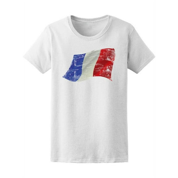 French Flag With A Texture T-Shirt Men -Image by Shutterstock, Male 4X-Large