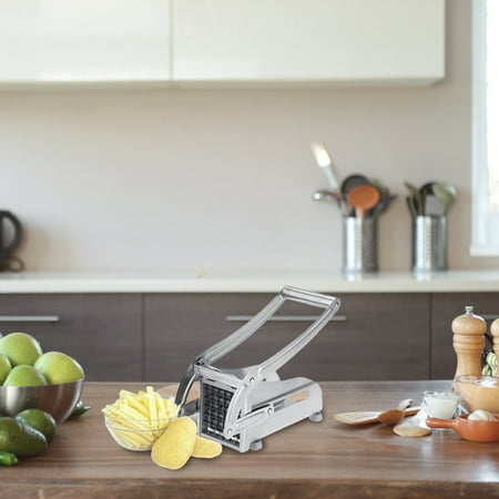 

French Fries Cutter Stainless Steel Made and No-Slip Base Kitchen Small Appliances