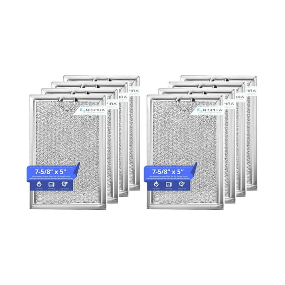 Replacement Microwave Grease Filter For GE WB06X10309 - 8 Filters