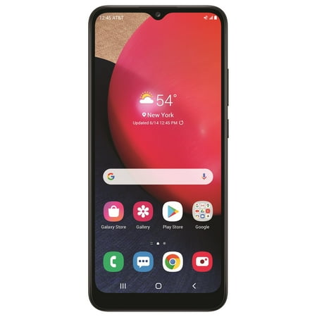 AT&T Samsung Galaxy A02s  32GB  Black - Prepaid Smartphone