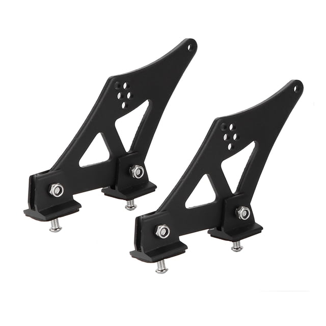 Soportes de montaje para patas de alerón trasero de aleación de aluminio CNC universal de 5" para maletero de carreras de automóviles