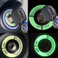thumbnail image 2 of Interruptor de encendido de coche, pegatina luminosa, anillos, llavero, luz circundante, decoración nocturna para Auto, motocicleta, calcomanía 3D Universal, 2 of 4