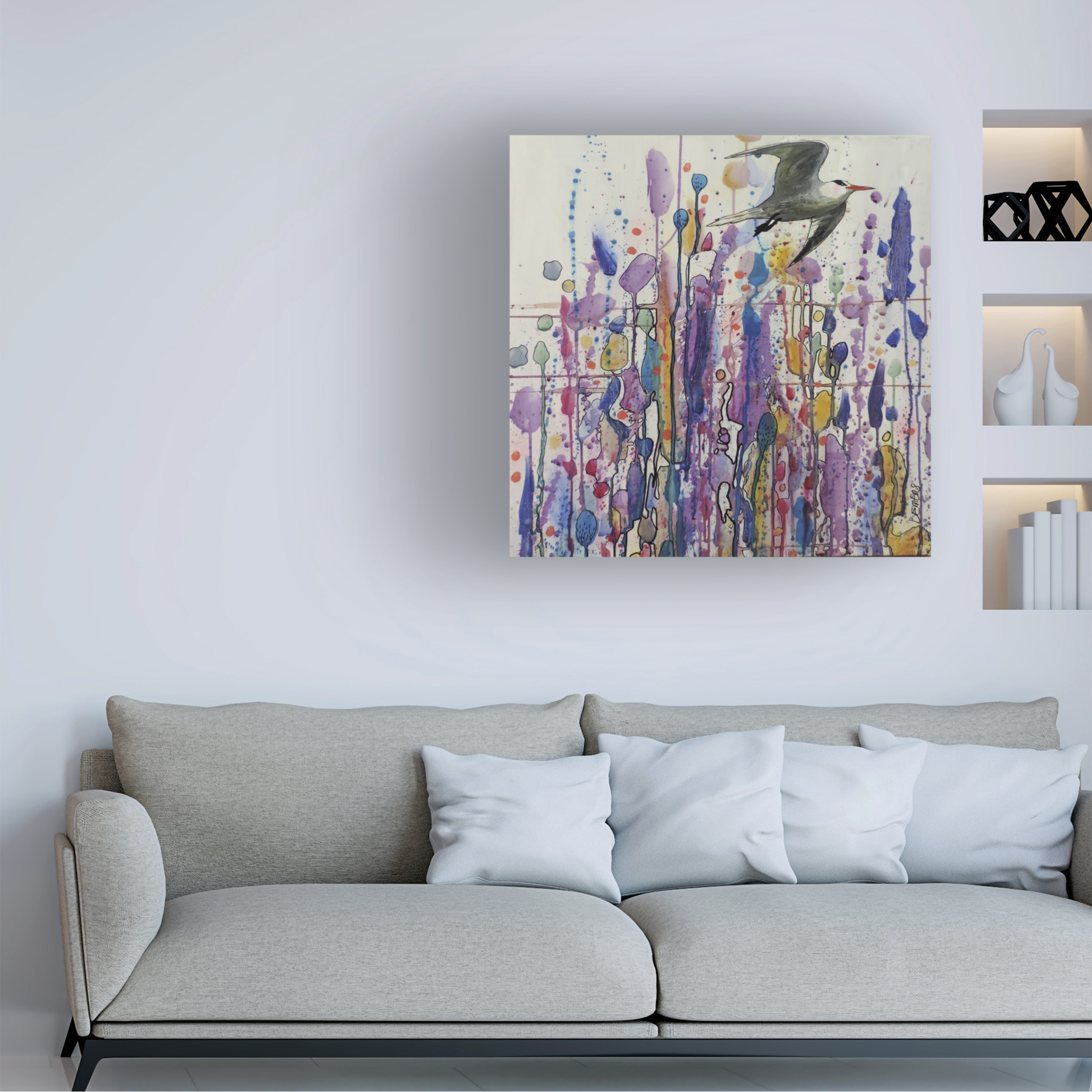Sylvie Demers 'Libre Voie' Canvas Art