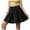 Z1-Black, variant on adviicd Women Chiffon Skirts High Waist Ruffle Mini Skirts Tennis Golf Skirt Boho Summer Tiered Skirts with Built-in Shorts Light Blue, S
