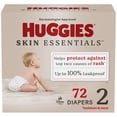 thumbnail image 1 of Huggies Skin Essentials Baby Diapers, Sizes: N-6, 76-36 Count, 1 of 9