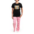 thumbnail image 4 of CafePress - Generic_Basset_Black Women's Dark Pajamas - Women's Short Sleeve Print T-Shirt and Pants Dark Cotton Pajama Set, 4 of 7