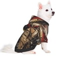 thumbnail image 2 of Fotbe Bald Eagle Soldier Sudadera con Estampado para Perros Pequeños – Suéter con Capucha para Mascotas, Tela Suave de Forro Polar con Bolsillo-XX-Large, 2 of 7