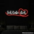 thumbnail image 2 of Glowneon Ich Liebe Dich Heart Neon Sign, I Love You Led Sign, Love Quote Gift, Marry Me Party Decor, 2 of 5