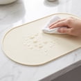 thumbnail image 4 of Unique Bargains 6 Pack Silicone Placemats for Kitchen Dining Table Decor Milk White, 4 of 7