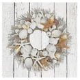 thumbnail image 6 of Seashell Wreath with Starfish - Coastal Beach Decor for Home - Natural Starfish and Shells Grapevine Wreath - Handcrafted Beach House Wall Hanging, 6 of 8