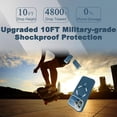 thumbnail image 5 of Magnetic for iPhone 14 Pro Max Case, Compatible with Magsafe, Full Glass Camera Lens Protector, Anti-Scratch Shockproof Protection Slim Matte Back Case for iPhone 14 Pro Max, Blue, 5 of 13