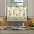 thumbnail image 5 of Basket Birds Flowers Kitchen Curtains, Window Treatments, Short Curtains, Rod Pocket Curtains, 27x24in 2 Piece Set Home Decor, 5 of 7