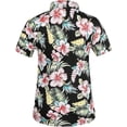 thumbnail image 2 of SSLR Womens Hawaiian Shirts Floral Blouses Short Sleeve Button Down Shirts, 2 of 8