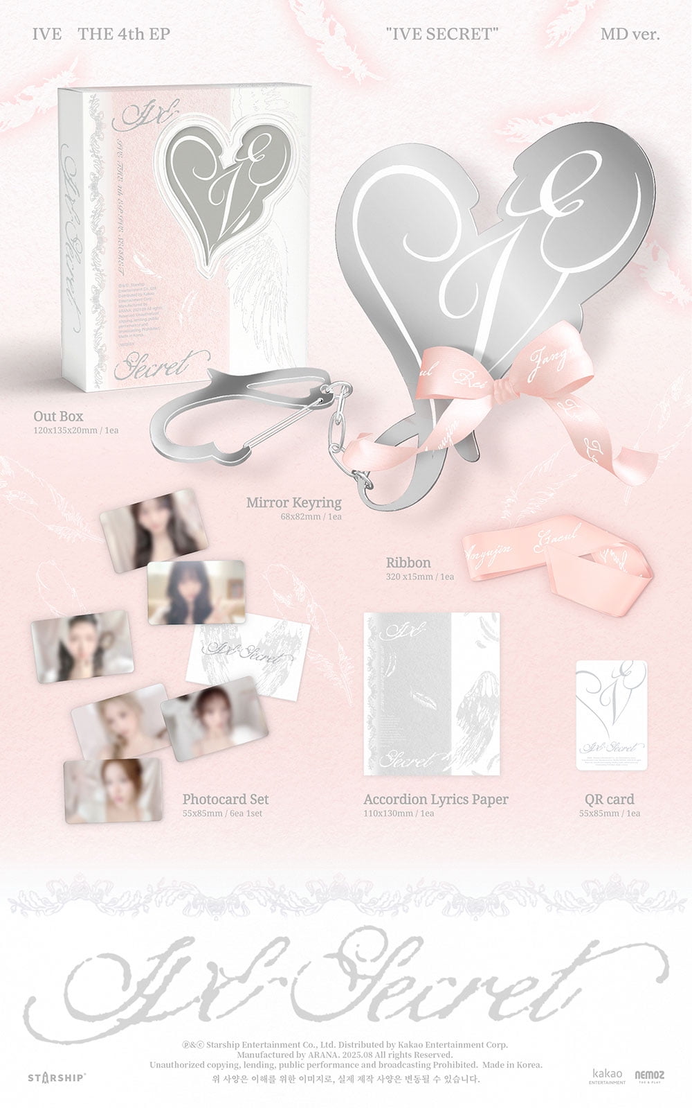 IVE - [IVE SECRET] 4th Mini Album LOVED IVE (Limited) Version