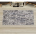 thumbnail image 1 of Marble Print Decorative Rug, Ceramic Style Grunge Scratches Formless Lines and Cracks Artwork, Quality Carpet for Bedroom Dorm and Living Room, 6 Sizes, Tan Beige Dark Taupe, by Ambesonne, 1 of 1